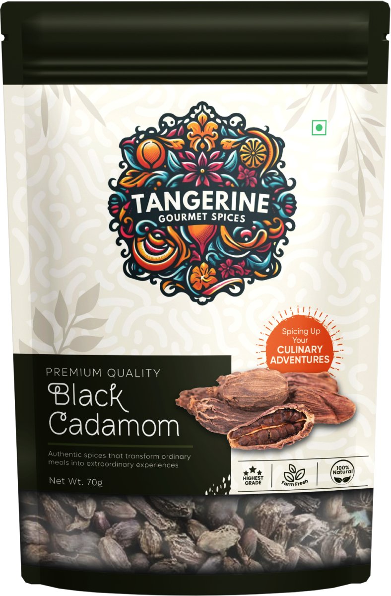 Premium Black Cardamom (Kali/Badi Elaichi) - Tangerine Gourmet Spices