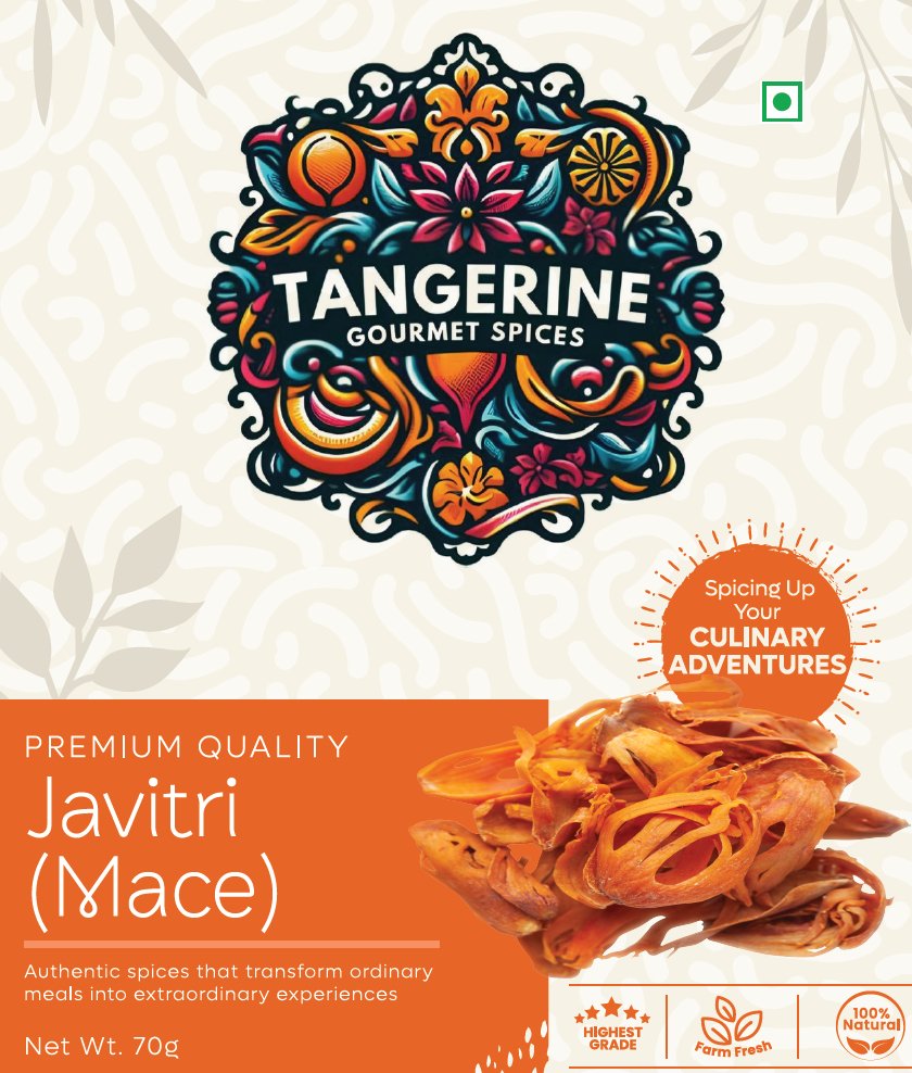 Premium Javitri (Mace) - Tangerine Gourmet Spices (70g) - Tangerine Gourmet Spices
