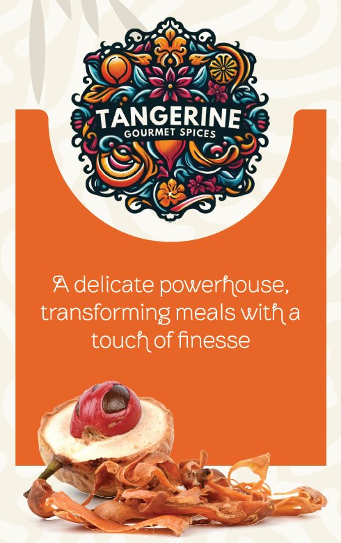 Premium Javitri (Mace) - Tangerine Gourmet Spices (70g) - Tangerine Gourmet Spices